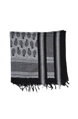 Esarfa Shemagh Pineapple White-Black