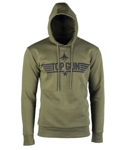 Hanorac Cu Gluga M.Druck "Top Gun" Oliv