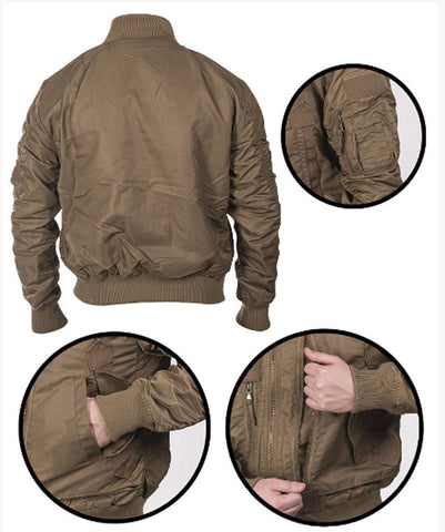 Jacheta Aviator Tactica Us Dark Coyote