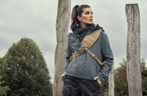 Jacheta Dama Brandit Windbreaker Grey