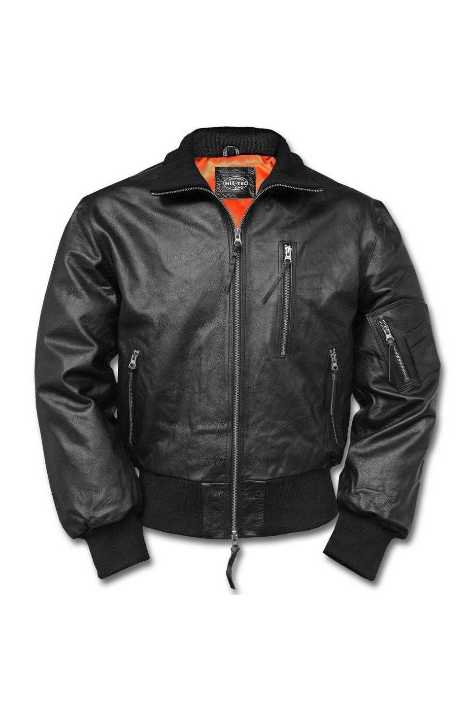 Jacheta Pilot Bw Piele - Neagra