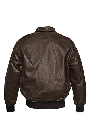 Jacheta Pilot Us A2 - Piele - Maro