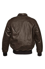 Jacheta Pilot Us A2 - Piele - Maro