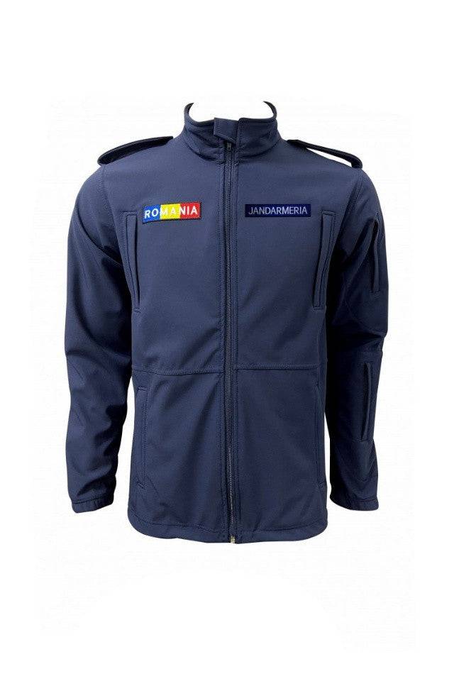 Jacheta Softshell Unisex PRO Cu Gluga Si Mesada Jandarmeria Romana