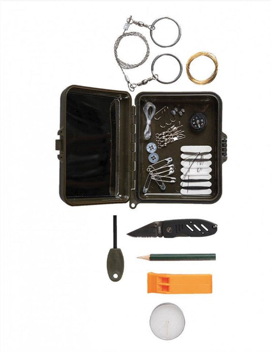 Kit Supravietuire Mil-Tec - Negru