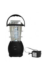 Lanternă 3-în-1 cu Încărcare Acumulator – Solar, Manuală și la Priză, 36 LED, 360° Iluminare