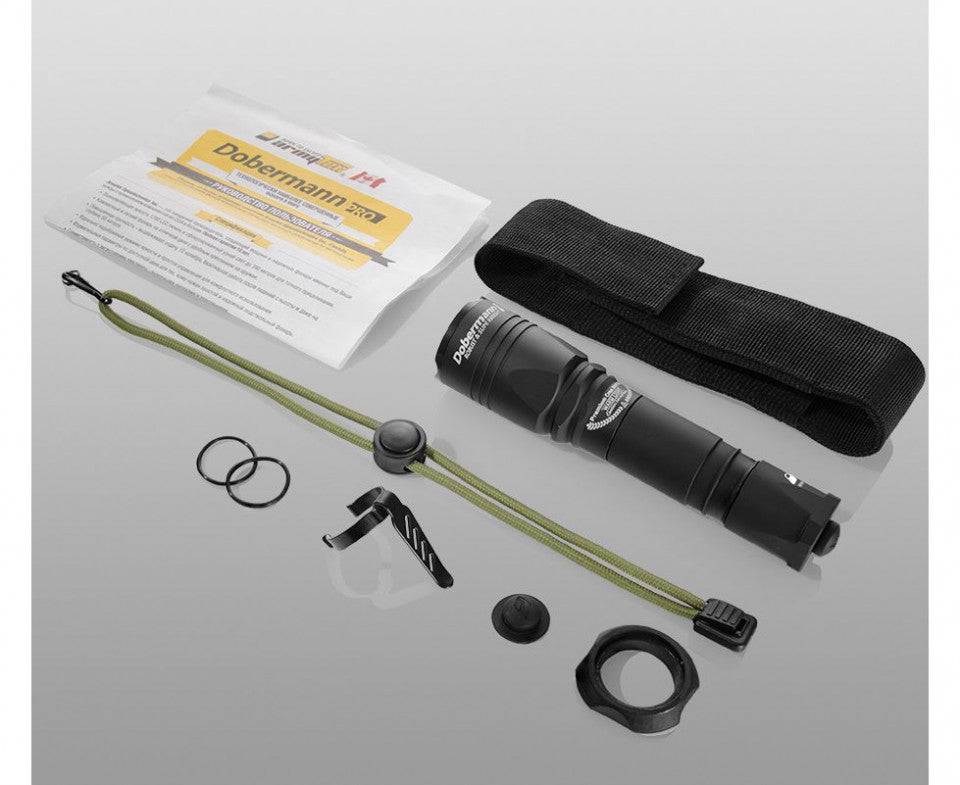 Lanterna Armytek Dobermann Pro Tactical Flashlight 1400 Lumeni