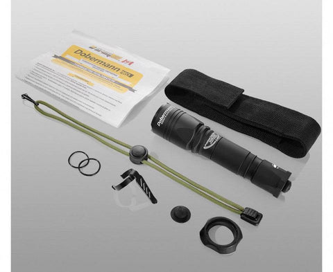 Lanterna Armytek Dobermann Pro Tactical Flashlight 1400 Lumeni