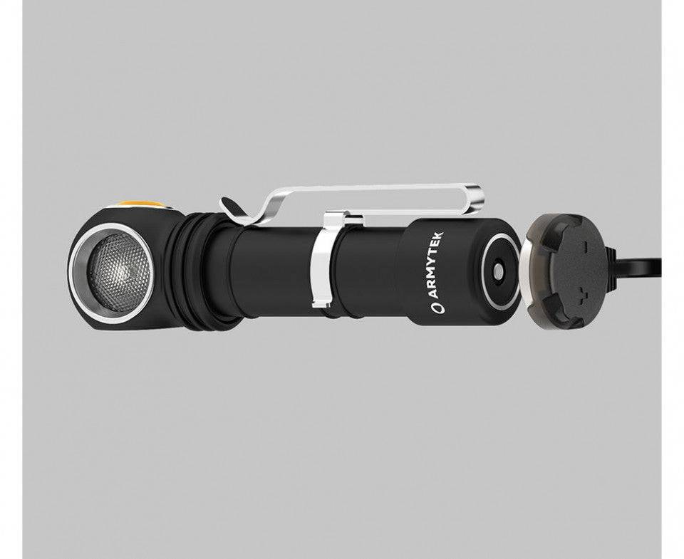 Lanterna Multifunctionala 2500 Lumeni Edc Flashlight Armytek Wizard C2 Pro Magnet Usb