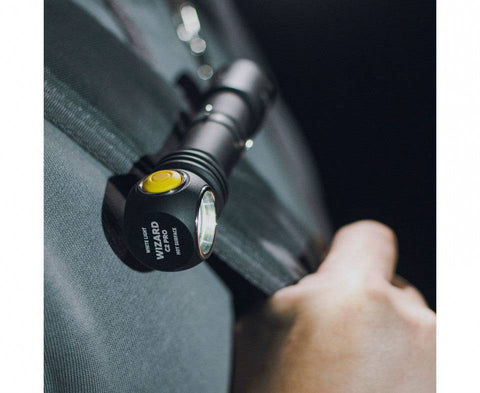 Lanterna Multifunctionala 2500 Lumeni Edc Flashlight Armytek Wizard C2 Pro Magnet Usb