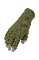 Manusi Fara Degete Thinsulate Acryl - Oliv