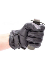 Mănuși Germane Căptușite din Piele – BLACK – Stil Clasic, Confort Termic