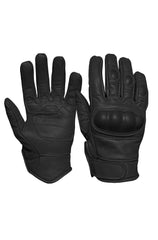 Manusi Tactice Mil-Tec Negre - Piele Naturală, Protecție Completă și Stil Militar