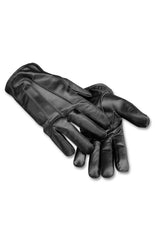 Mănuși Tactice Negre cu Căptușeală Kevlar® – Rezistență la tăiere, Protecție avansată, Piele naturală.