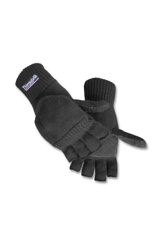 Manusi Vanatoare Thinsulate Negre