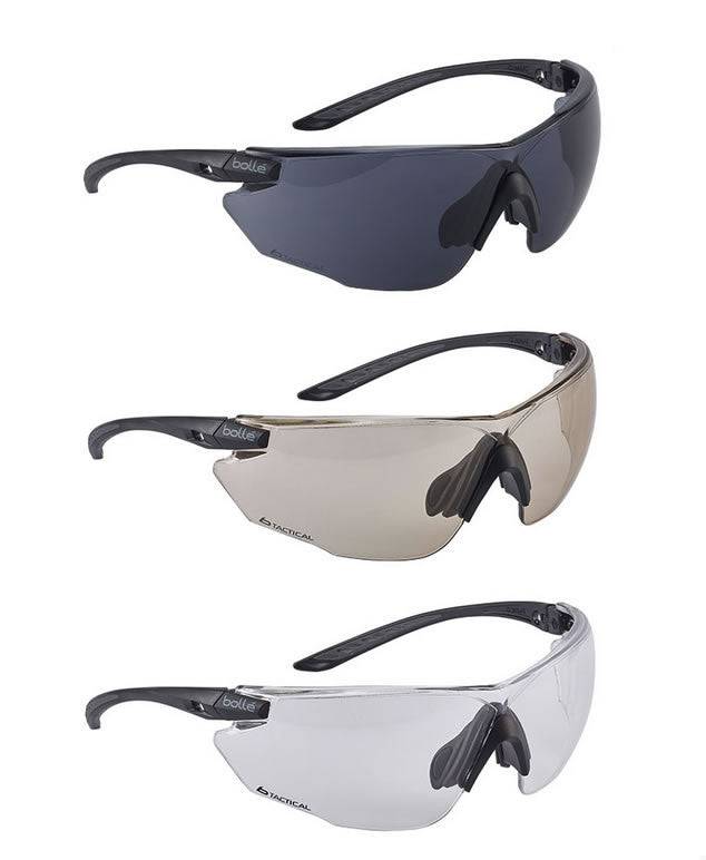 Ochelari Tactici Bollé® ‘COMBAT’ Negru – Sistem Modular Balistic, Lentile CSP + Smoke, Protecție Totală și Adaptabilitate Maximă