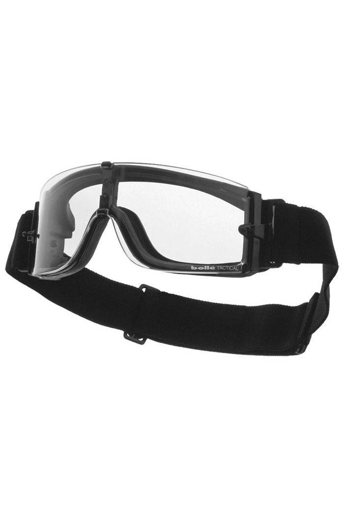 Ochelari Tactici Bollé® X800 Negru – Vizibilitate Panoramică, Protecție Completă și Compatibilitate cu Cască