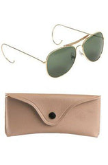 Ochelari de Soare Aviator Verzi cu Toc – Stil Militar Clasic și Confort Personalizat