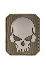Od Pvc Skull 3D Patch W. Hook&Loop Closure LG