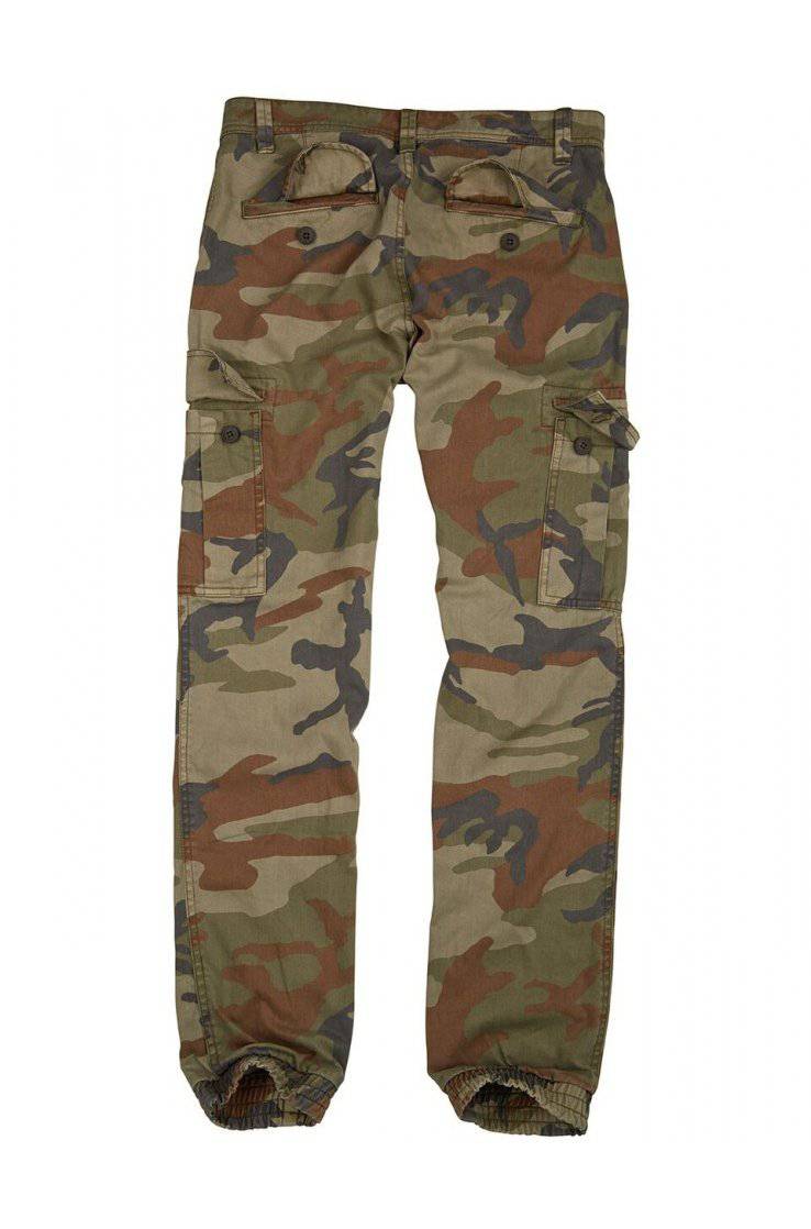 Pantaloni Bad Boys Camuflaj Woodland Raw Vintage