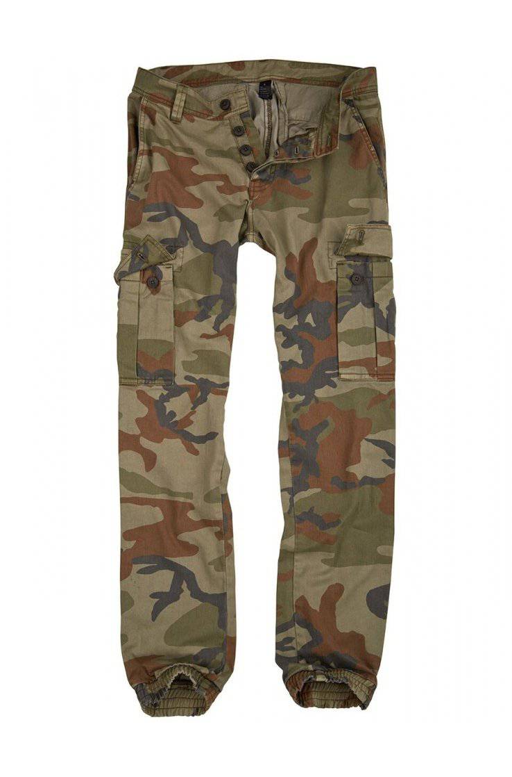 Pantaloni Bad Boys Camuflaj Woodland Raw Vintage