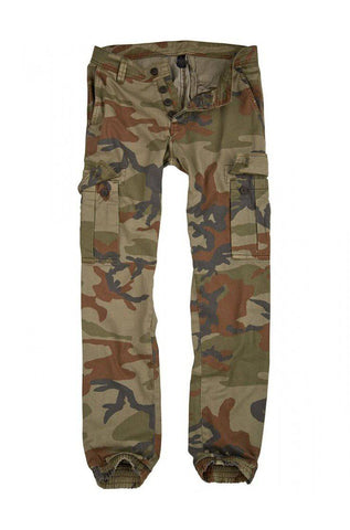 Pantaloni Bad Boys Camuflaj Woodland Raw Vintage