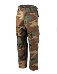 Pantaloni Copii Bdu Camuflaj Woodland