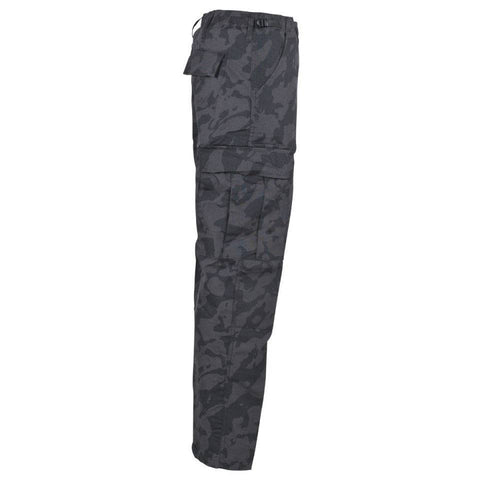 Pantaloni Militari Bdu Ripstop Camuflaj Night Camo Mfh