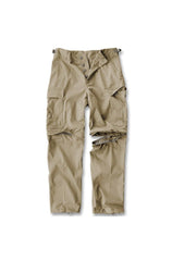 Pantaloni Militari Bdu Zip-Off Kaki