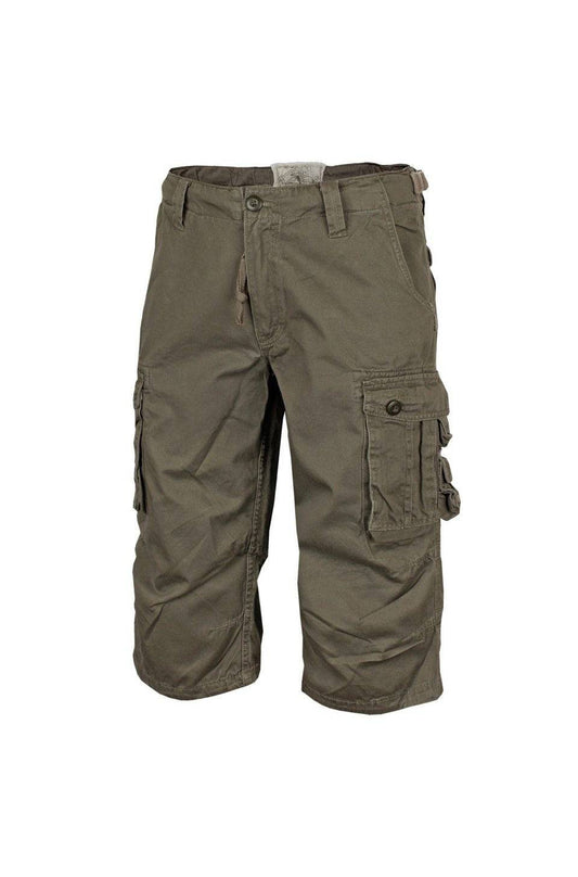 Pantaloni Prespalati Air Combat 3/4 Oliv