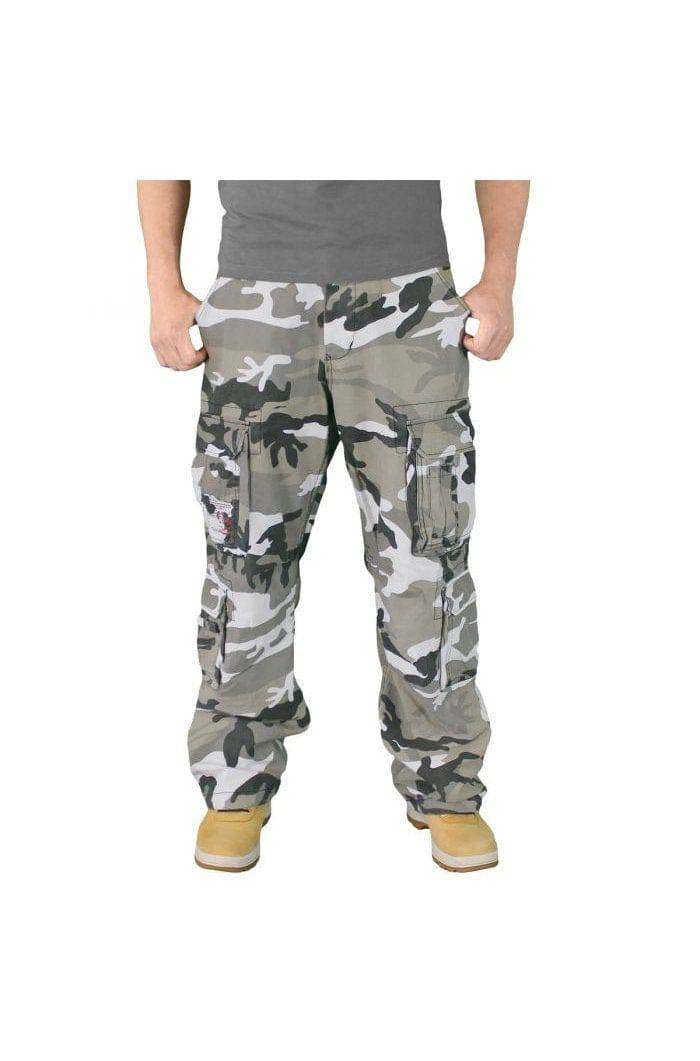 Pantaloni Raw Vintage Airborne Camuflaj Urban