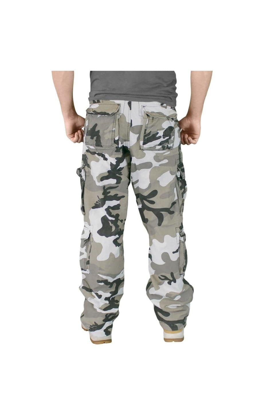 Pantaloni Raw Vintage Airborne Camuflaj Urban