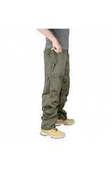 Pantaloni Raw Vintage Infantry Cargo Oliv