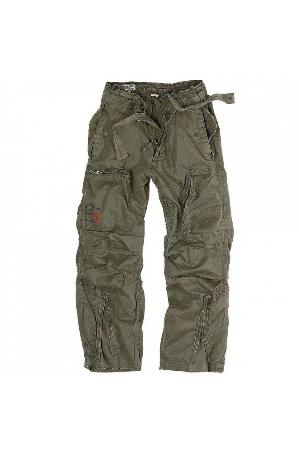 Pantaloni Raw Vintage Infantry Cargo Oliv