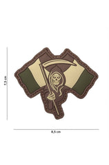 Patch 3D Pvc French Reaper Woodland