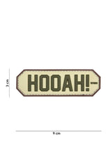 Patch 3D Pvc Hooah! Sand