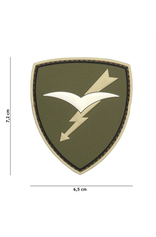Patch 3D Pvc Paratroopers Brigade Folgore Green