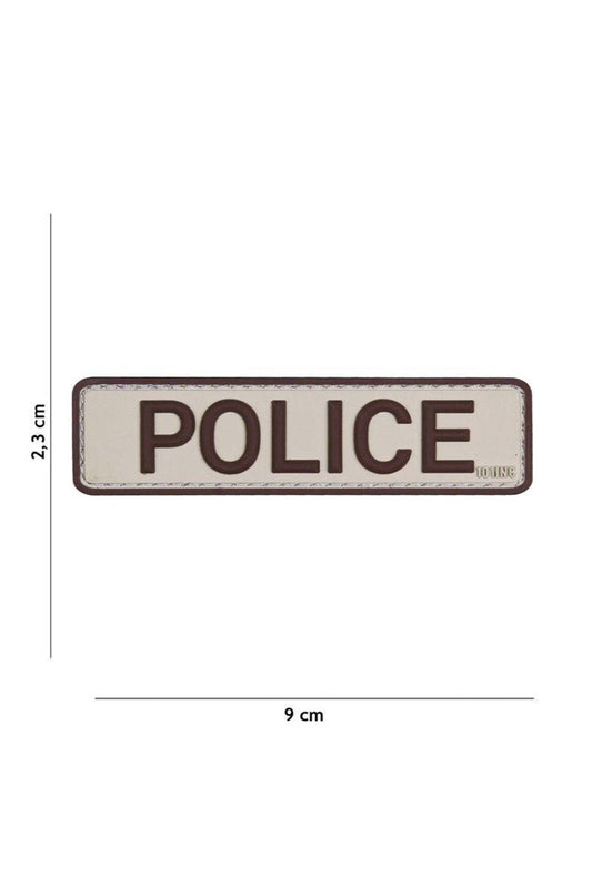 Patch 3D Pvc Police Sand