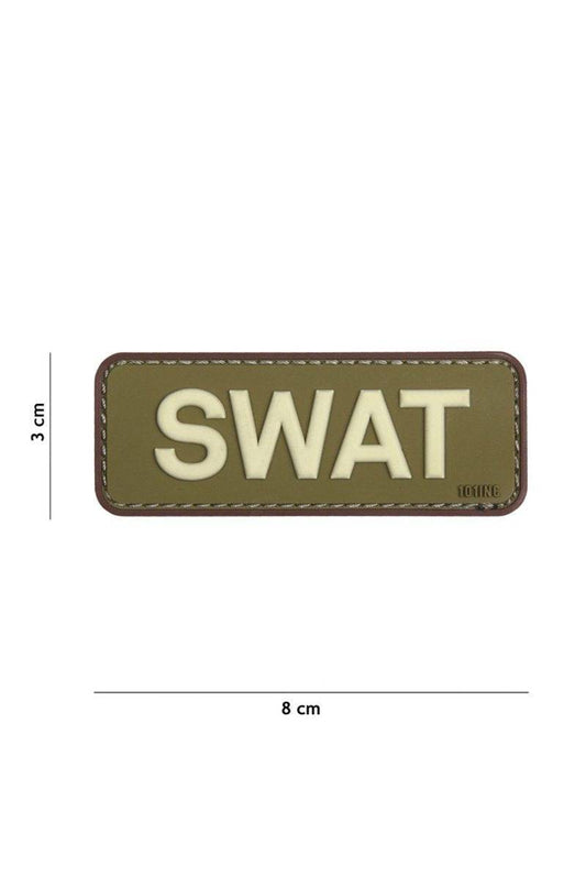 Patch 3D Pvc Swat Green/Brown