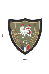 Patch 3D Pvc Tireur D'elite Green