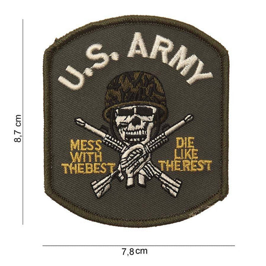 Patch Tricotat Us Army (Skull) #3055