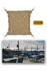Plasa Camuflaj Coyote 5X5 Shade Sail