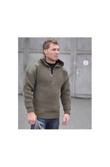 Pulover Din Lana Alpin Austria - Oliv