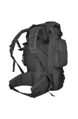 Rucsac Commando Negru – 55L, cu Cadru de Aluminiu și Husă de Ploaie, Ideal pentru Misiuni Tactice și Outdoor