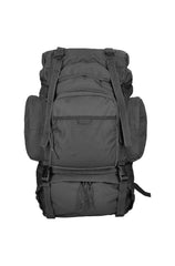 Rucsac Commando Negru – 55L, cu Cadru de Aluminiu și Husă de Ploaie, Ideal pentru Misiuni Tactice și Outdoor