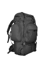 Rucsac Commando Negru – 55L, cu Cadru de Aluminiu și Husă de Ploaie, Ideal pentru Misiuni Tactice și Outdoor
