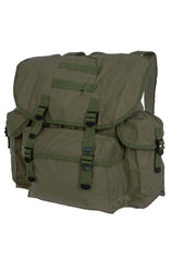 Rucsac German OD din Bumbac – 25L, Clasic, Urban și Ideal pentru Școală sau Oraș