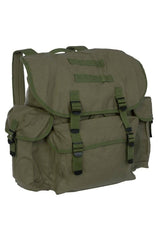 Rucsac German OD din Bumbac – 25L, Clasic, Urban și Ideal pentru Școală sau Oraș