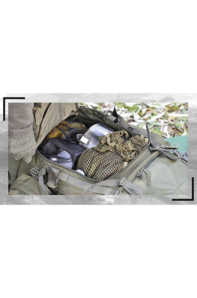 Rucsac Negru 'TEESAR®' – 100L, Profesional, Nylon 1000D, Husă de Ploaie, Cadru Aluminiu și Compartimente Independente