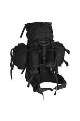 Rucsac Negru 'TEESAR®' – 100L, Profesional, Nylon 1000D, Husă de Ploaie, Cadru Aluminiu și Compartimente Independente